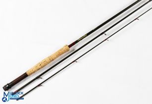 Diamondback Graphite trout fly rod 10' 3pc line 6/9, alloy double uplocking reel seat with wood