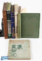 6x Period Fishing Books, The Incomplete Angler P/B F C Burnand 1887, Our Country's Fishes W J Gordon