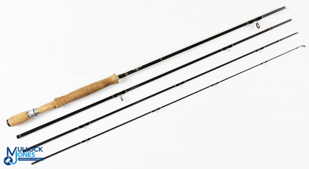 Hardy Alnwick "The Ultralight Travel" carbon trout fly rod 9 1/2' 4pc line 7#, alloy uplocking - Image 2 of 5