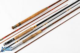 E R Craddock Redditch trout fly rod 9' 2pc alloy down locking reel seat, MCB. Noris Shakespeare 1632
