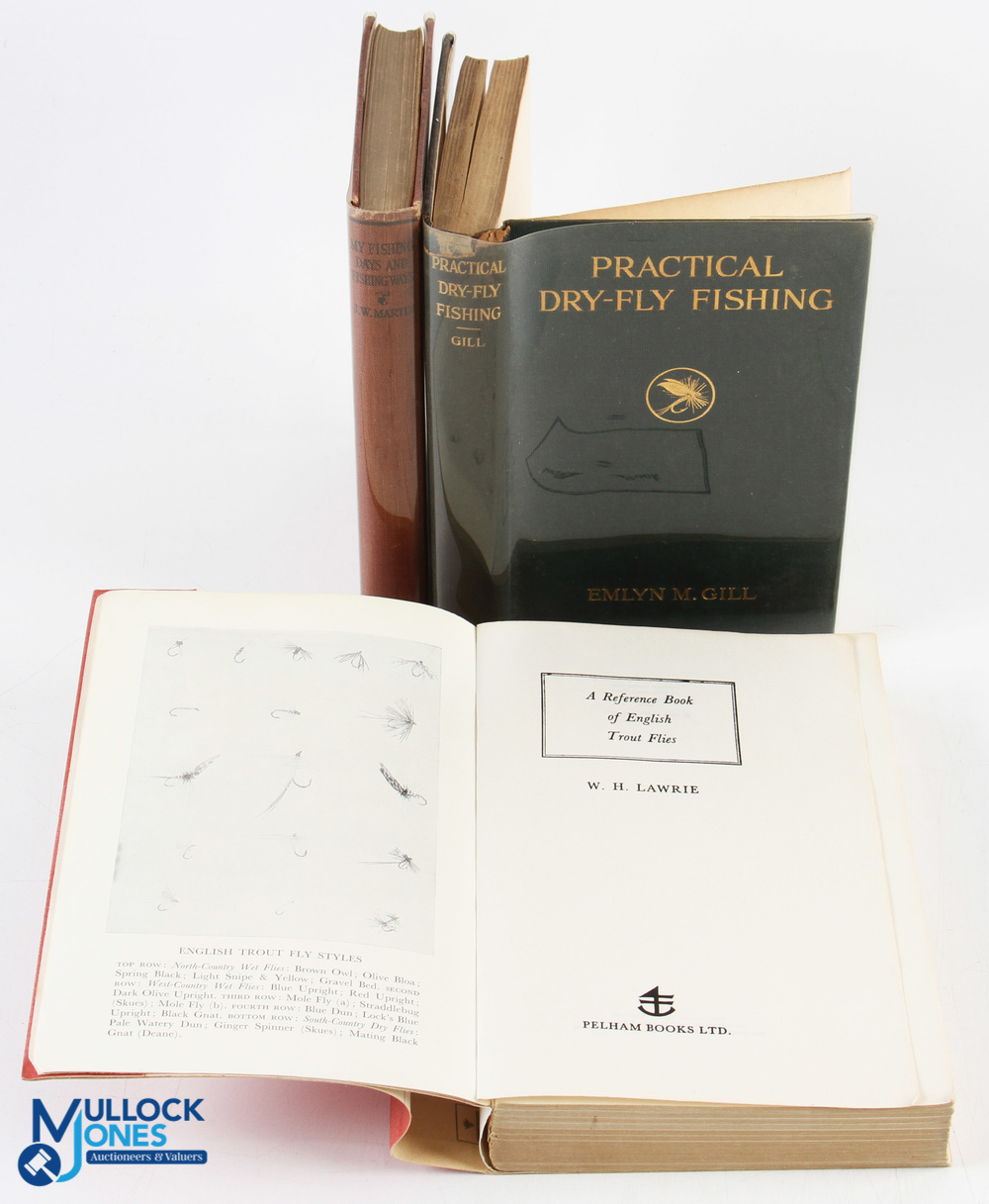 1912 Practical Dry Fly-Fishing Emlyn M Gill - no D/j part loose first end page, with 1924 new