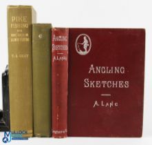 3x Period Fishing Books: Lines in Pleasant Places William Senior 1920, Gray - Tom, Secombe - Pike