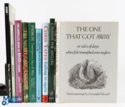 Box of Fishing Books: a good selection to include: The One That Got Away Christopher Wormell 1991,