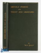 Red Quill (James Englefield) - "Dry-Fly Fishing for Trout and Grayling" London 1908, 1st ed, in
