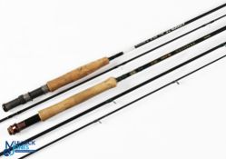 Shimano Symetre carbon trout fly rod 310668, 10' 6" 3pc line 6/8#, uplocking alloy reel seat,
