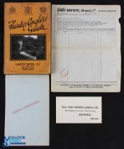 1930 Hardy's Angler's Guide catalogue - stepped edge 52nd edition - with original cloth wrappers,