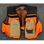 Loop Quick Dry deep wading fly vest in rusty orange, size XXL, all zips and stitching perfect.