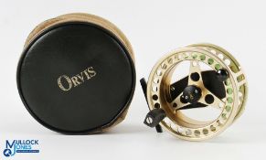 Orvis USA Battenkill large arbor IV sea trout fly reel 3 7/8" shallow spool, 2 screw latch,