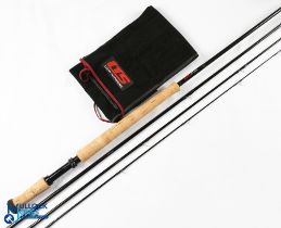 Loop, Sweden X2, 12' 4 piece carbon fly rod, line #8, lined butt ring, snake intermediates, 20" cork