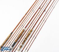 3x Various Rods - to incl' Wallace and Kerr Edinburgh 9ft 6in 3 piece split cane trout fly rod