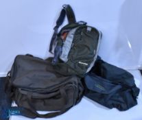 Nash K N X large fishing shoulder bag - 23" x 12" x 14", one large pocket, 2x side pockets and