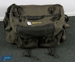 Large Wychwood Fishing Holdall, multi pockets with shoulder strap, and a selection of fishing