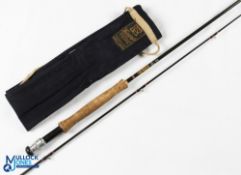Hardy Bros 'The Hardy Graphite' 9ft 2 piece trout fly rod 6/7# with alloy uplocking reel seat and