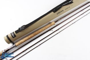 Greys Greyflex M2, 13' 4 piece carbon fly rod, line rate #9, lined butt and stripper rings, snake