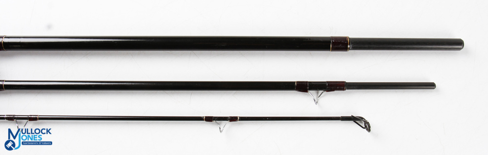 Bruce & Walker Powerlite 13' 3 piece carbon fly rod, #7-9, lined butt and tip rings, snake - Image 3 of 3