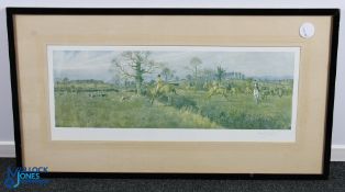 Frank Algernon Stewart Signed Artists Proof Fox Hunting Print the West Kent near Penshurst,