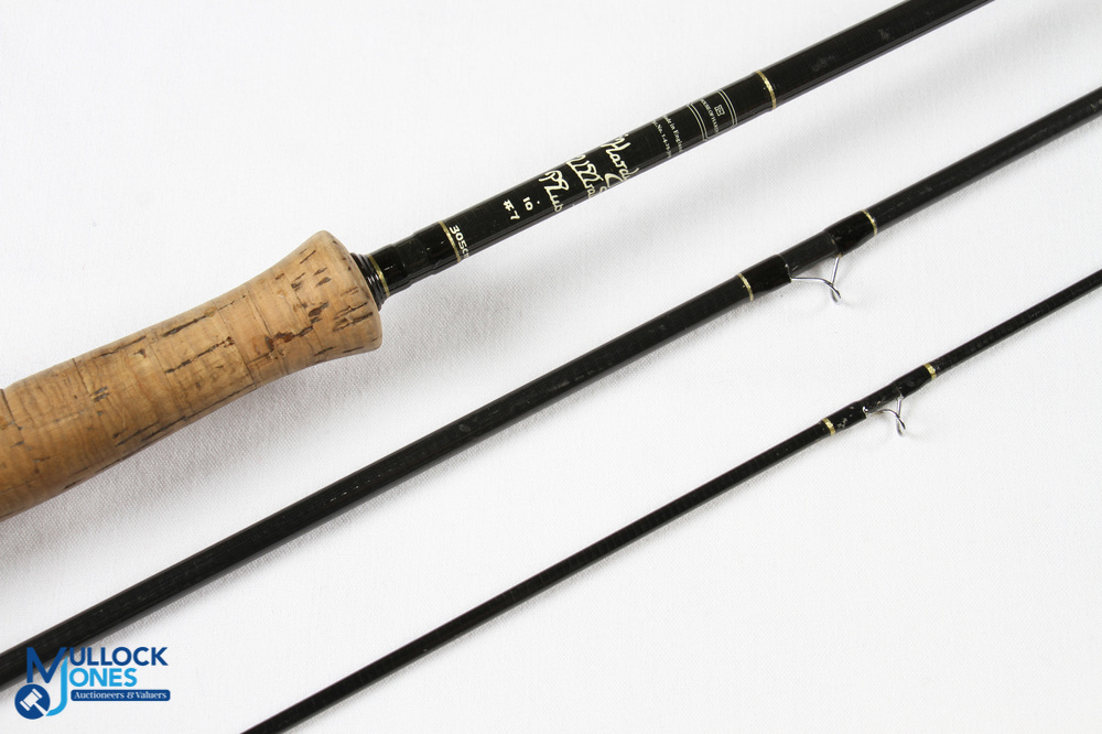 Hardy Alnwick "Ultralite Plus" carbon trout fly rod, 10' 3pc line 76#, alloy uplocking reel seat and - Image 5 of 5