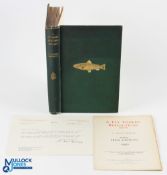 1930 A Fly Fisher's Reflections 1860-1930 A Nelson Bromley with a signed covering letter from author