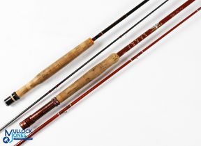 Scott USA NGB 05.58.9400 carbon trout fly rod 8' 6" 2pc line 5#, alloy sliding reel fittings,