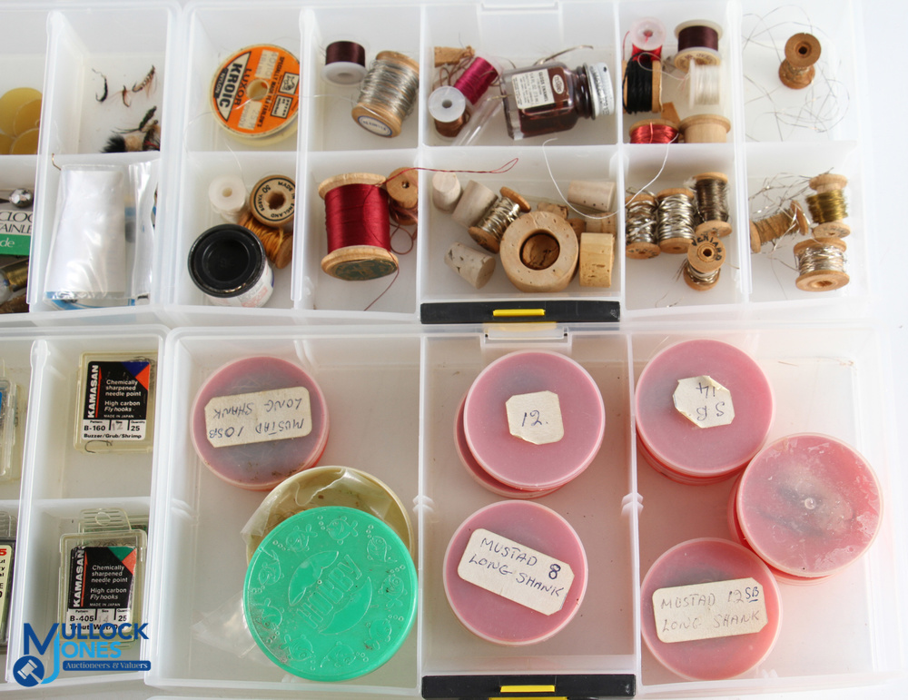 Fly-Tying Collection of Equipment and Tools all within a plastic drawer stacker, with noted - Image 4 of 4