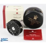 Hardy Bros "The Ultralite Disc" alloy trout fly reel, black spool, limited edition No 723, 2 screw