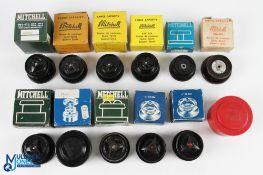 A collection of Mitchell fixed spool spare spools, all in original boxes. Made up of Nos 9102 /