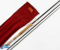 Bruce & Walker hand built England Hexagraph Hugh Falkus 10ft 6in Seat Trout Special fly rod DT27# (