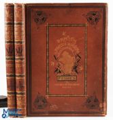 Houghton, Rev W - "British Fresh-Water Fishes" 1st ed 1879, Vol.1 and Vol.2 folio - decorative and