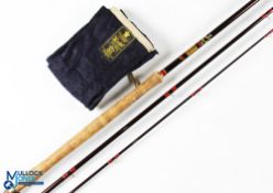 Hardy Alnwick graphite salmon fly deluxe fly rod 15' 4" 3pc line 10#, 26" handle with anodised