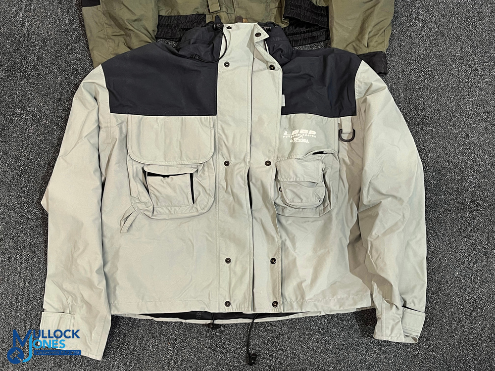 A Loop deep wading jacket, made by Tierra in Gortex fabric, size L, all zips, studs and pockets - Image 2 of 2