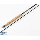 Hardy Richard Walker Farnborough 9ft 2 piece carbon trout fly rod lined guides, whipped black tip,