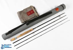 Hardy Alnwick "The Ultralight Travel" carbon trout fly rod 9 1/2' 4pc line 7#, alloy uplocking