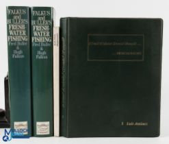 4x Fishing Books, Falkus & Bullers Freshwater Fishing 1994 x2, plus a French Moches Artificielles