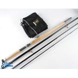 Daiwa Whisker Fly 17' 3 piece with detachable butt rod, made in Scotland with Thistle logo, line