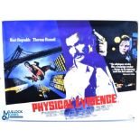 Original Movie/Film Poster - 1989 Physical Evidence Burt Reynolds 40x30" approx. folds, kept
