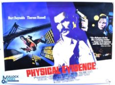 Original Movie/Film Poster - 1989 Physical Evidence Burt Reynolds 40x30" approx. folds, kept