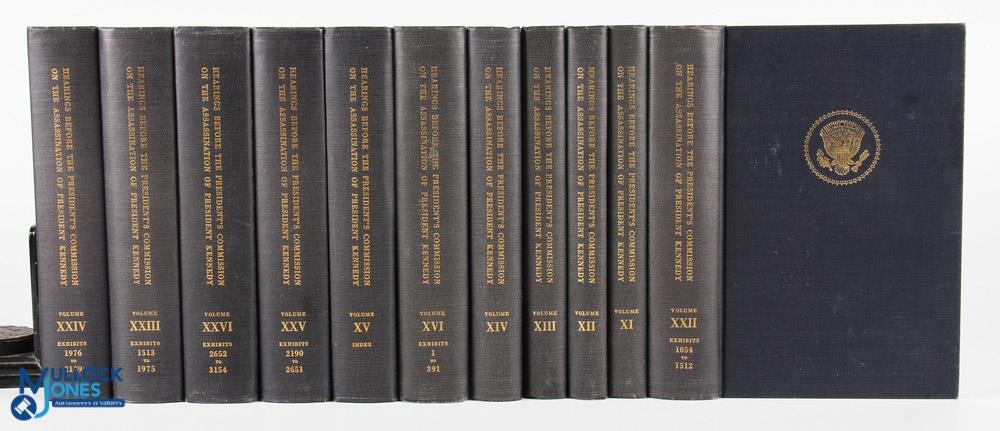Scarce 1964 US Government Official J F K The Warren Commission Report in 26 Volumes plus Summary - Image 2 of 2