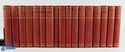William Harrison Ainsworth collection - a carton of approx. 17 titles all by Ainsworth, c1898,