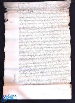 Scotland - The Lands & Mains of Edmonston 1615. Contract between John Edmonston & Thomas Hope. A