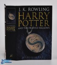 Harry Potter Book Selection (4) features Harry Potter and the Deathly Hallows 2007, first edition of