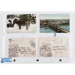 c1905-1911 Postcard Selection - Topographical featuring Waterloo Bridge, London, Shrewsbury, Rough