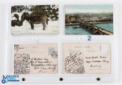 c1905-1911 Postcard Selection - Topographical featuring Waterloo Bridge, London, Shrewsbury, Rough