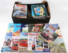 1978-2000 Model Diecast Collector magazines, a box of mixed collector magazine issues of Foden news,