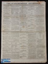 War with America 1812-15 - President Madison's Message 1814 - original issue of The Staffordshire