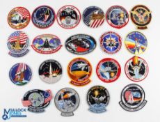 NASA - Badges group of approx. 19 shoulder badges for the Space Shuttle programme