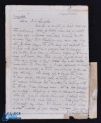 WWI - letter in ink bearing the unusual French censor labels, dated May 30th 1917 with comments on