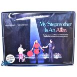 Movie / Film Poster - 1988 My Stepmother is an Alien -Kim Bassinger - 40x30" approx folds