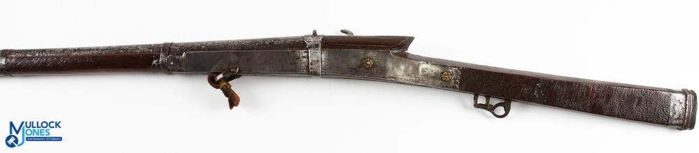 India & Punjab - Indian matchlock rifle (torador) scarce Sikh matchlock made during the reign of - Image 5 of 7