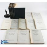 Birmingham Archaeological Society - Transactions 1951/85 6 vols - bound in blue cloth, 10 in grey