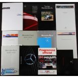Mercedes-Benz Sales brochures/Price lists, a good collection of 10 paperback publications to include